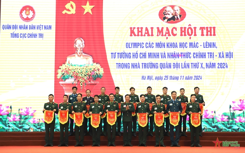 Khai mạc Hội thi Olympic các môn khoa học Mác - Lênin, tư tưởng Hồ Chí Minh và nhận thức chính trị - xã hội trong nhà trường Quân đội