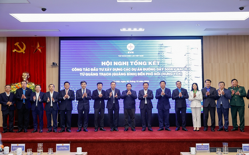 Hội nghị tổng kết công tác đầu tư xây dựng các Dự án đường dây 500 kV mạch 3