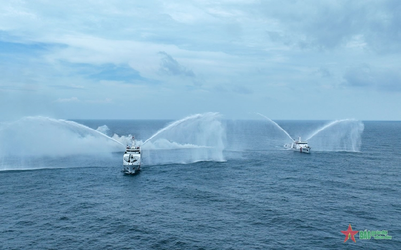 Cảnh sát biển Việt Nam - Indonesia luyện tập chung, tăng cường hợp tác