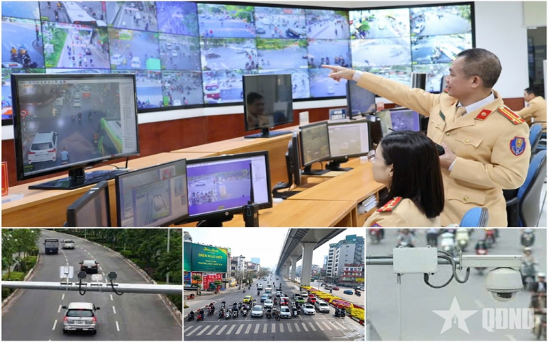 Hà Nội tăng cường xử lý vi phạm giao thông qua hệ thống camera giám sát