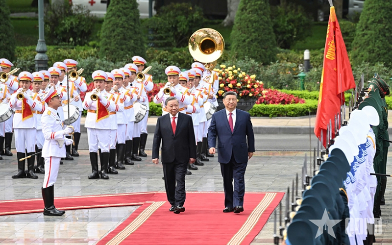 Tổng Bí thư Tô Lâm chủ trì lễ đón cấp Nhà nước Tổng Bí thư, Chủ tịch Trung Quốc Tập Cận Bình