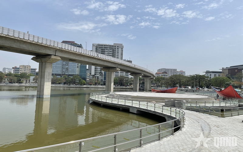 Đẩy nhanh tiến độ cải tạo hồ Hoàng Cầu