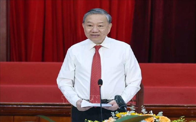 Phát biểu của Tổng Bí thư Tô Lâm tại buổi gặp mặt cán bộ lão thành cách mạng, người có công khu vực phía Nam