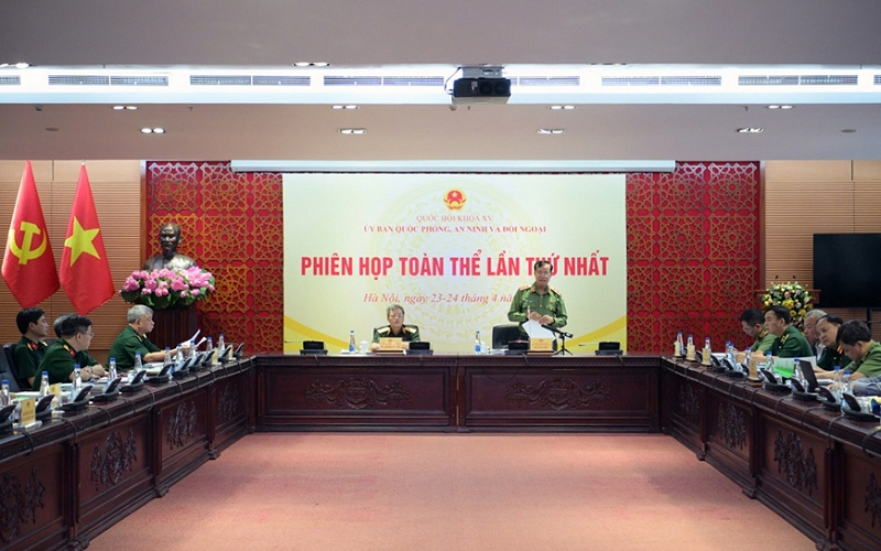 Ủy ban Quốc phòng, An ninh và Đối ngoại họp Phiên toàn thể, thẩm tra chính thức 3 dự án luật