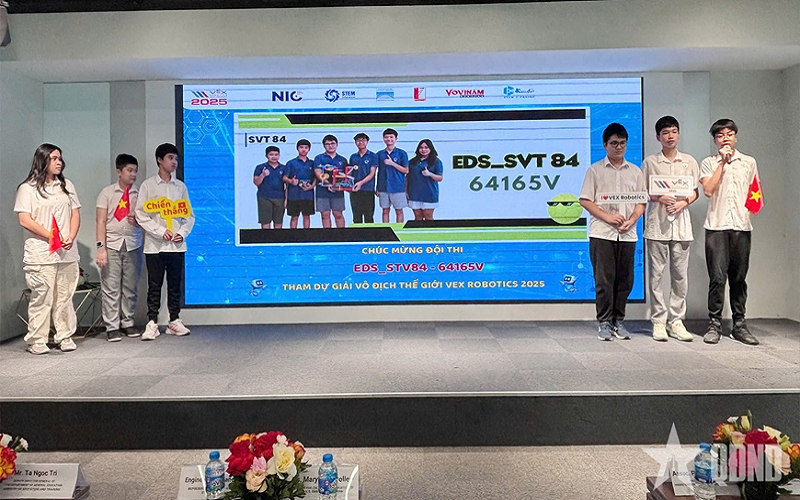 18 đội Việt Nam dự Giải vô địch thế giới VEX Robotics 2025