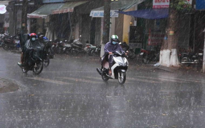 Bắc Bộ và Bắc Trung Bộ có mưa to đến rất to do ảnh hưởng không khí lạnh