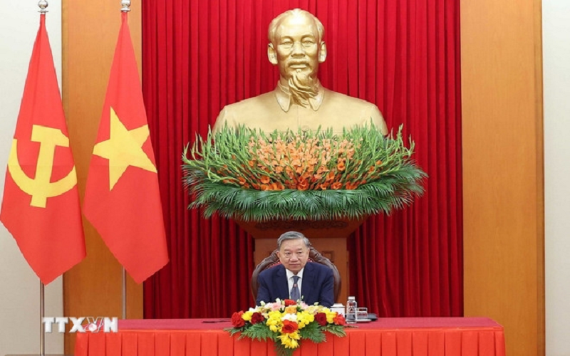 Tổng Bí thư Tô Lâm điện đàm với Chủ tịch Hội đồng châu Âu