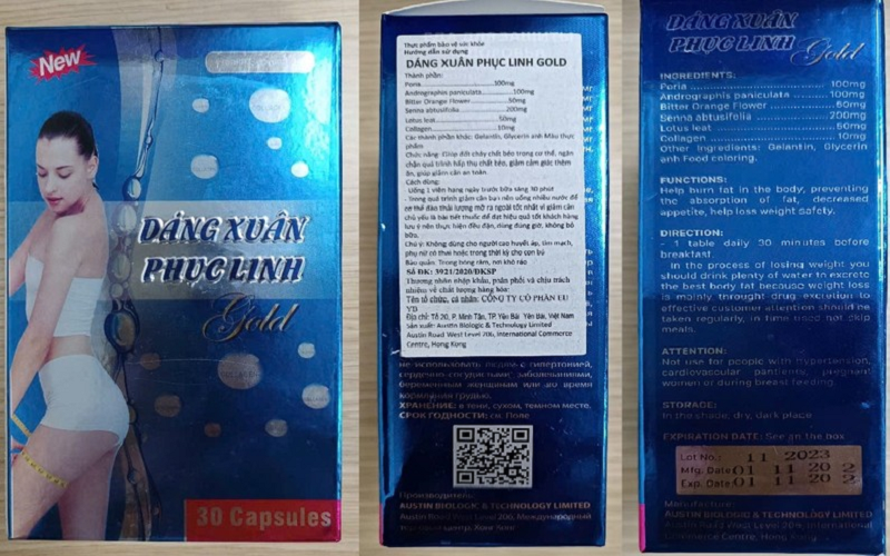 Yêu cầu gỡ quảng cáo trên sàn giao dịch điện tử 2 thực phẩm bảo vệ sức khỏe chứa chất cấm sibutramine