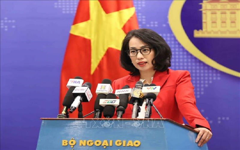 Trao công hàm phản đối các hoạt động vi phạm chủ quyền Việt Nam đối với Trường Sa