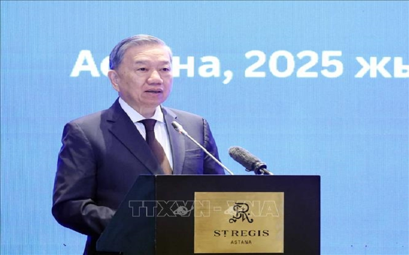 Tổng Bí thư Tô Lâm dự Tọa đàm bàn tròn Doanh nghiệp Việt Nam - Kazakhstan