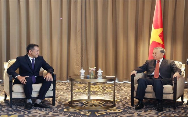 Tổng Bí thư Tô Lâm tiếp lãnh đạo một số doanh nghiệp lớn của Kazakhstan