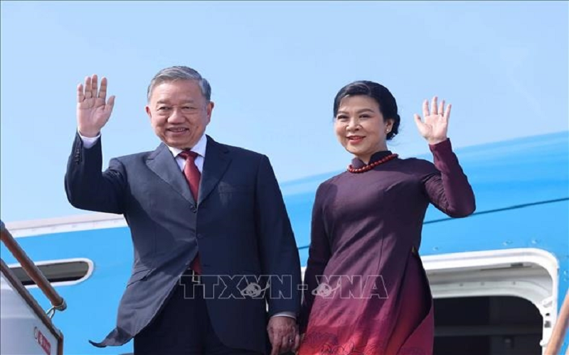 Tổng Bí thư Tô Lâm và phu nhân bắt đầu thăm cấp Nhà nước Cộng hòa Azerbaijan