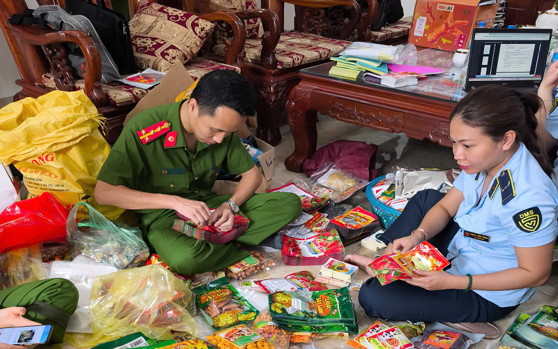 Bắc Giang: Phát hiện cơ sở sản xuất thực phẩm có dấu hiệu giả mạo xuất xứ