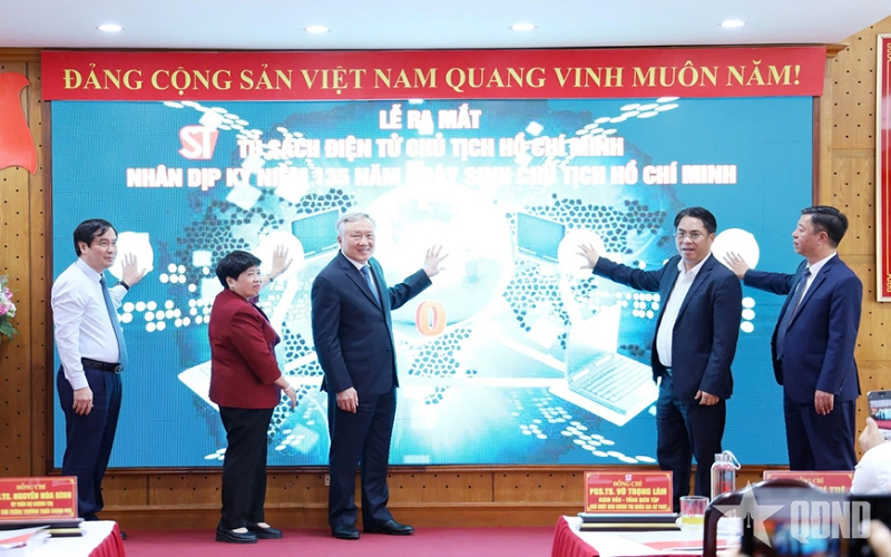 Ra mắt Tủ sách điện tử Chủ tịch Hồ Chí Minh