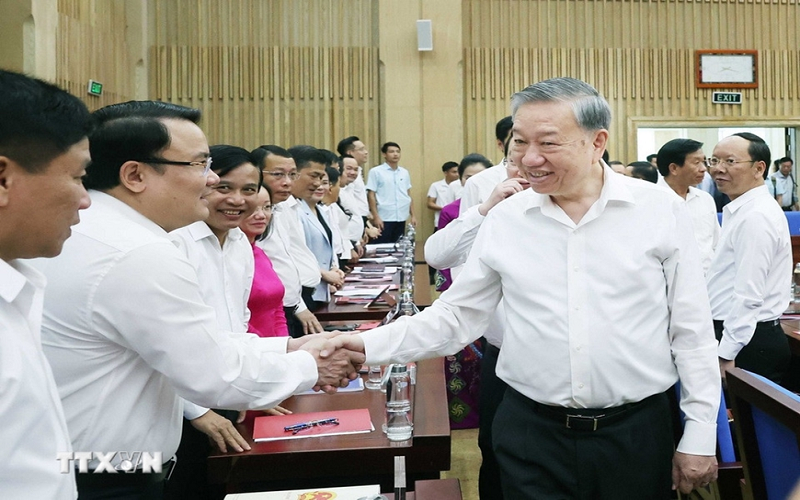 Tổng Bí thư Tô Lâm: Tỉnh Nghệ An phải trở thành điển hình phát triển địa phương hiện đại trong kỷ nguyên mới