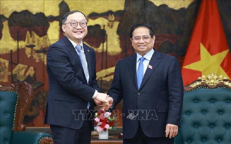 Thủ tướng Phạm Minh Chính đề nghị PowerChina hỗ trợ Việt Nam phát triển công nghiệp đường sắt