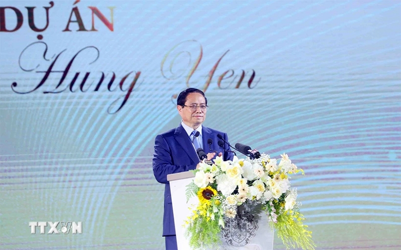 Thủ tướng Phạm Minh Chính: Dự án Trump International Hung Yen góp phần thúc đẩy Hưng Yên phát triển nhanh, bền vững