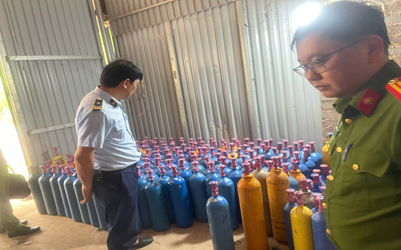 Bắc Giang: Cá nhân bị xử phạt 120 triệu đồng về vi phạm trong kinh doanh khí N2O