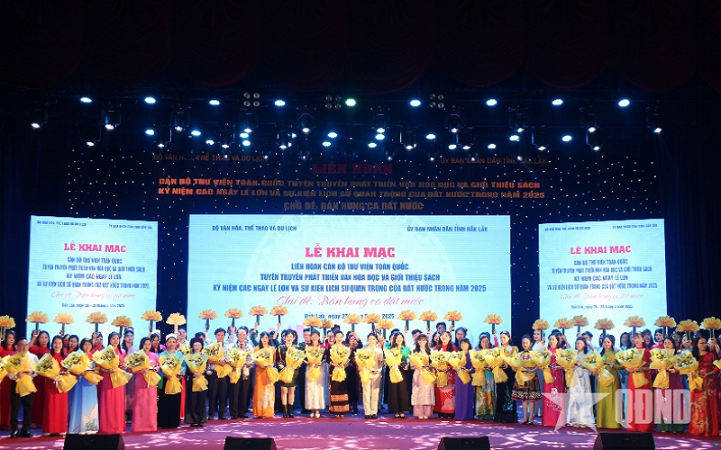 Khai mạc Liên hoan cán bộ thư viện toàn quốc năm 2025