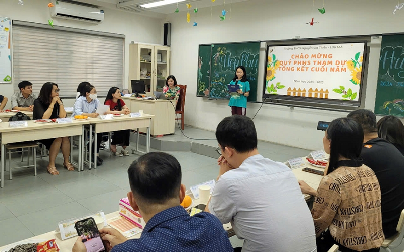 Đổi mới cách họp phụ huynh cuối năm học
