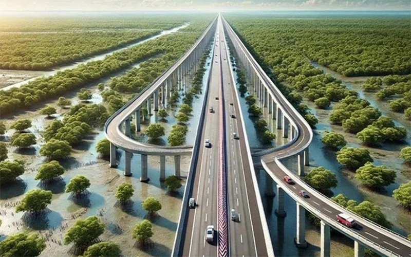Giải phóng mặt bằng phục vụ tuyến cao tốc Cà Mau đến Đất Mũi