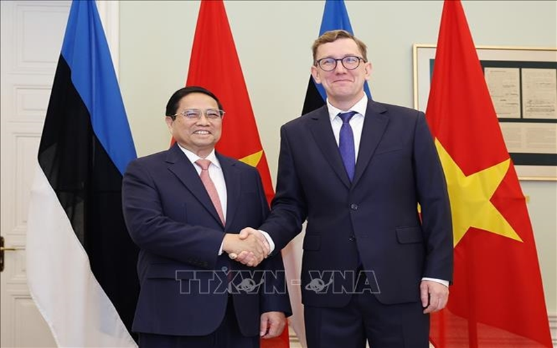 Thủ tướng Phạm Minh Chính hội đàm với Thủ tướng Estonia Kristen Michal
