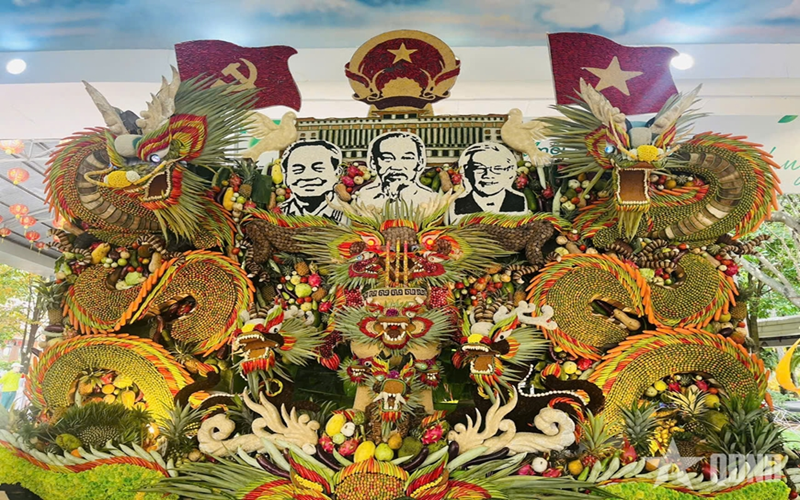 TP Hồ Chí Minh: Đặc sắc hội thi nghệ thuật tạo hình bằng trái cây