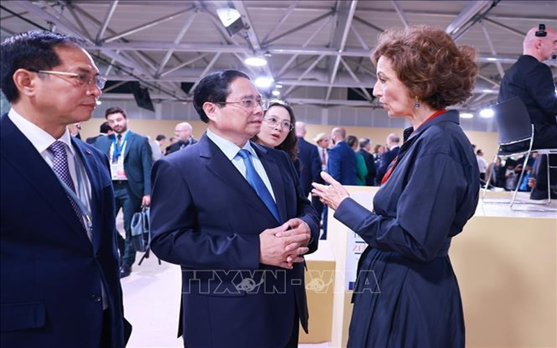 Thủ tướng Phạm Minh Chính đề nghị UNESCO tiếp tục ủng hộ các hồ sơ di sản của Việt Nam