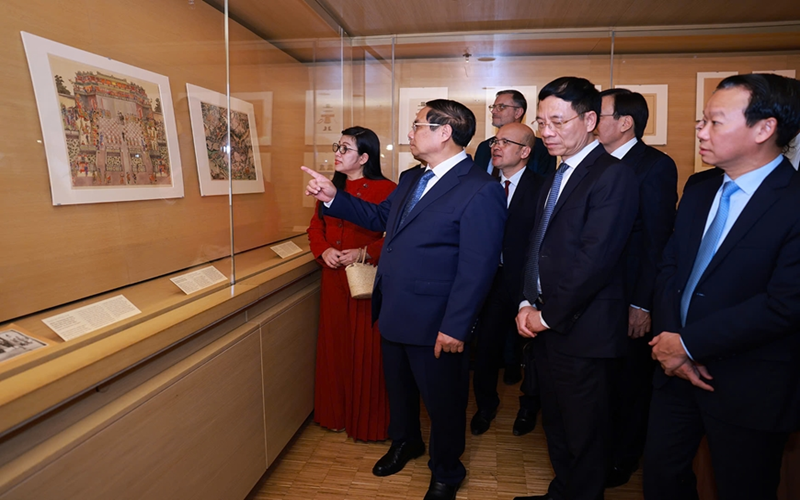 Thủ tướng Phạm Minh Chính thăm bảo tàng Pháp Quai Branly - Jacques Chirac