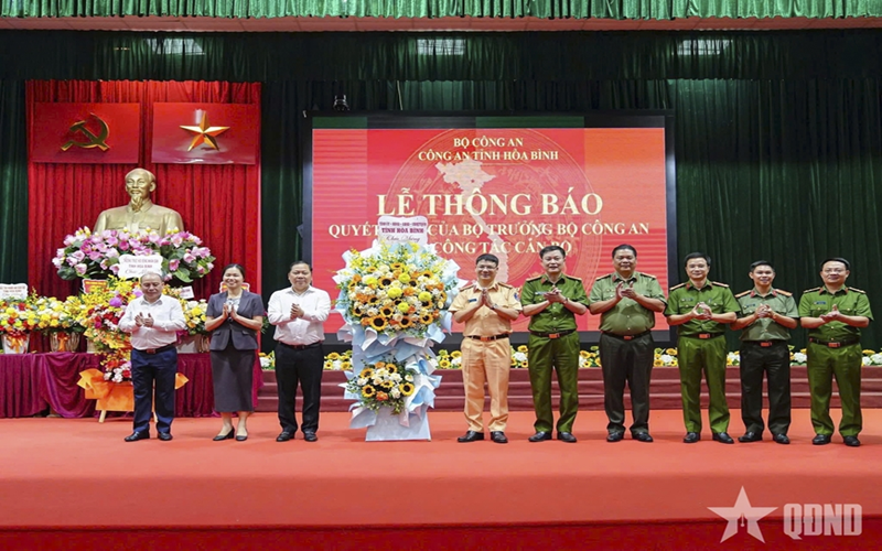 Giám đốc Công an tỉnh Hòa Bình được điều động làm Cục trưởng Cục Cảnh sát giao thông