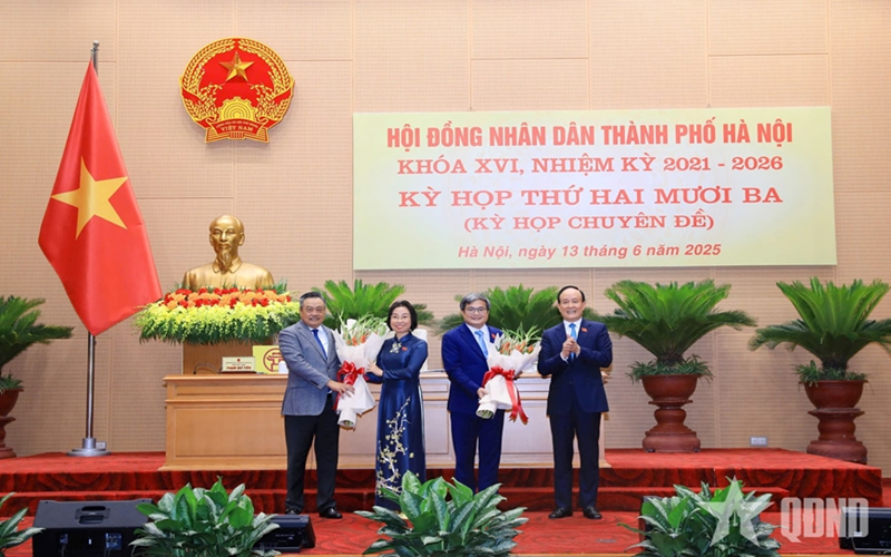 Hà Nội bầu bổ sung Phó chủ tịch HĐND và Phó chủ tịch UBND thành phố nhiệm kỳ 2021-2026