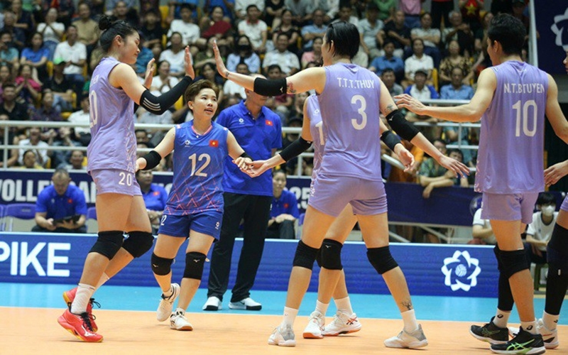 Bóng chuyền nữ Việt Nam thẳng tiến vào chung kết AVC Nations Cup 2025