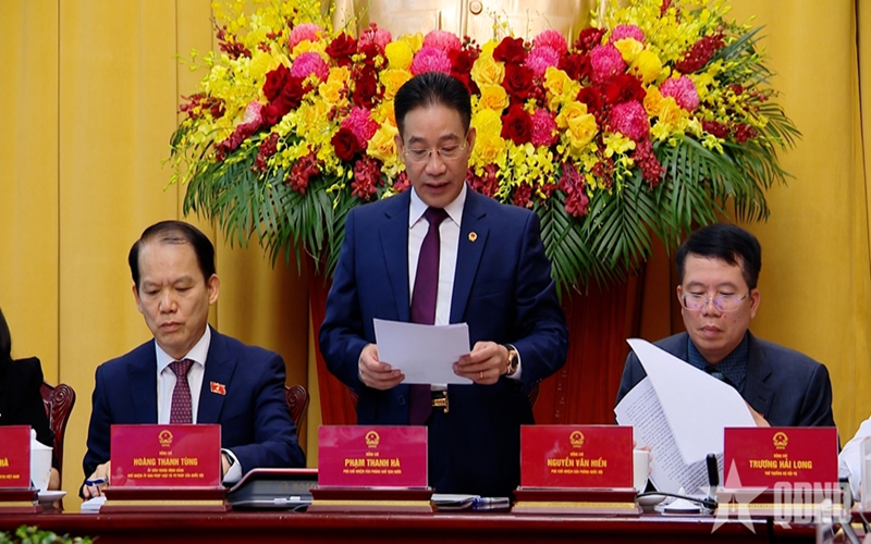 Công bố Nghị quyết của Quốc hội sửa đổi, bổ sung một số điều của Hiến pháp, luật và pháp lệnh