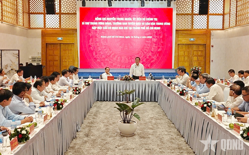 Ban Tuyên giáo và Dân vận Trung ương gặp mặt các cơ quan báo chí tại TP Hồ Chí Minh