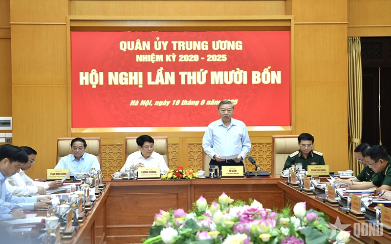 Tổng Bí thư Tô Lâm chủ trì Hội nghị Quân ủy Trung ương lần thứ mười bốn