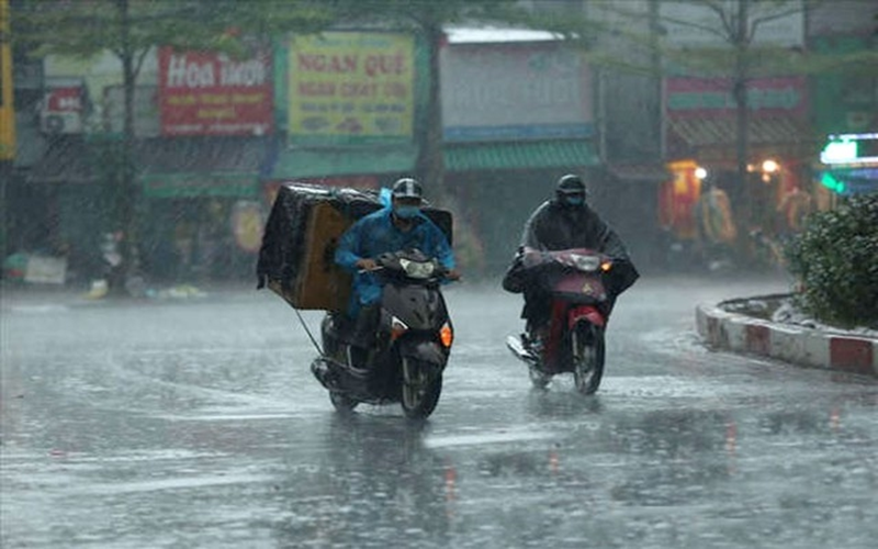 Thời tiết hôm nay (23-6): Mưa dông bao trùm khu vực Bắc Bộ, Tây Nguyên và Nam Bộ