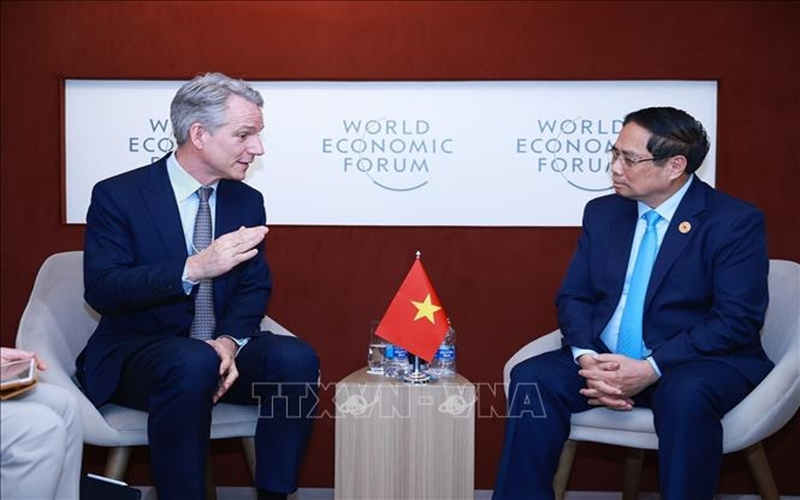 Thủ tướng Phạm Minh Chính làm việc với các tập đoàn và quỹ đầu tư phát triển công nghệ