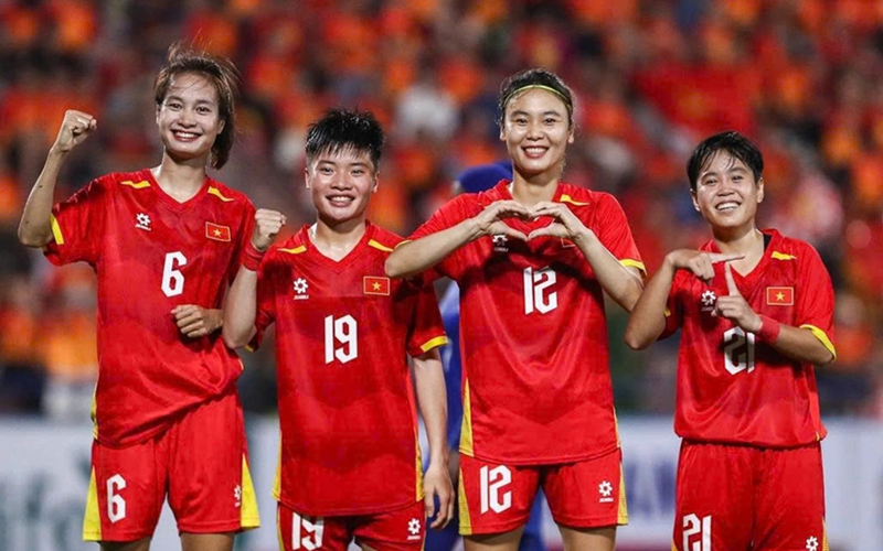 Đội tuyển nữ Việt Nam khởi đầu tưng bừng tại vòng loại Asian Cup nữ 2026