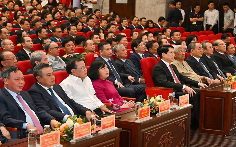 Chủ tịch nước dự Lễ công bố nghị quyết, quyết định về sắp xếp và tổ chức đơn vị hành chính cấp xã của TP Hà Nội