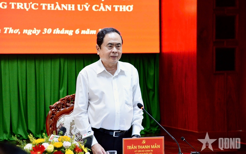 Chủ tịch Quốc hội Trần Thanh Mẫn: Xây dựng bộ máy chính quyền gần dân, sát dân, vì dân phục vụ