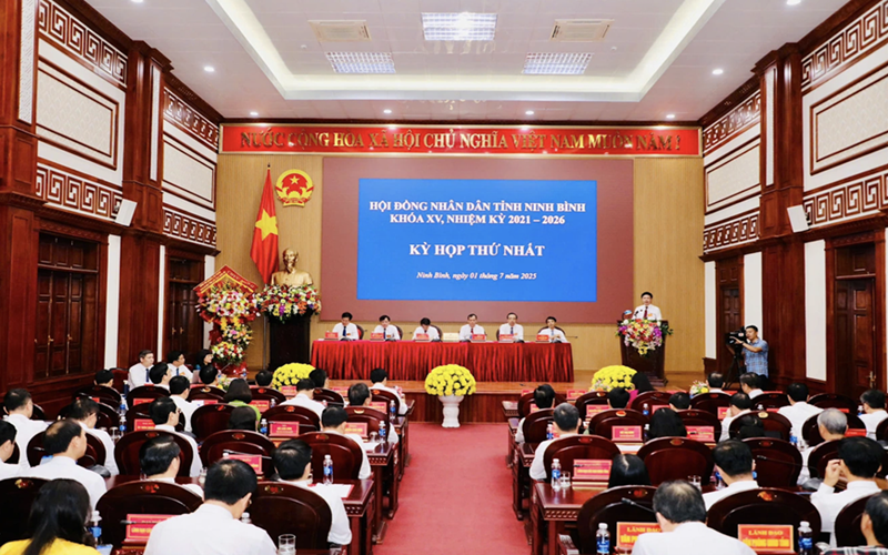 HĐND tỉnh Ninh Bình tổ chức thành công kỳ họp thứ nhất sau sắp xếp