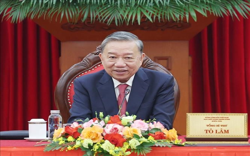 Tổng Bí thư Tô Lâm và Tổng thống Hoa Kỳ Donald Trump điện đàm