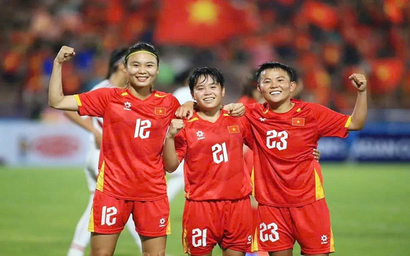 Đội tuyển nữ Việt Nam tiến gần tới vé dự vòng chung kết Asian Cup 2026