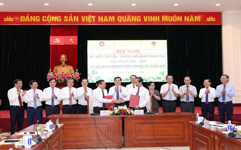 Ban Tuyên giáo và Dân vận Trung ương, Đảng ủy Bộ Giáo dục và Đào tạo phối hợp triển khai nhiều nhiệm vụ quan trọng