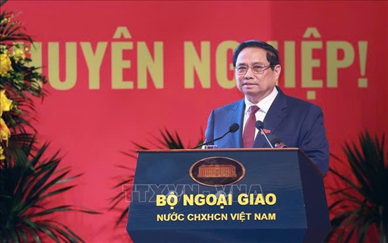 Thủ tướng Phạm Minh Chính: Đảng bộ Bộ Ngoại giao có quyết tâm cao, khát vọng lớn, tinh thần chiến đấu và đổi mới mạnh mẽ