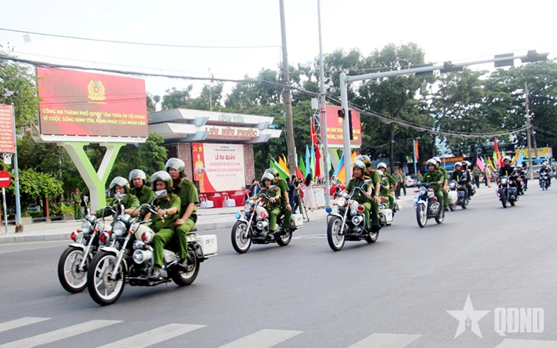 Công an TP Cần Thơ ra quân tấn công, trấn áp tội phạm