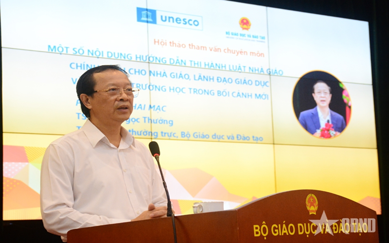Hội thảo Tham vấn chuyên môn về một số nội dung hướng dẫn thi hành Luật Nhà giáo