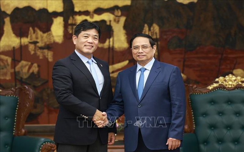 Thủ tướng Phạm Minh Chính đề nghị Tập đoàn Sumitomo đầu tư các dự án hạ tầng quy mô lớn tại Việt Nam