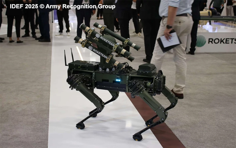 Quân sự thế giới hôm nay (29-7): Roketsan giới thiệu chó robot KOZ trang bị tên lửa dẫn đường bằng laser