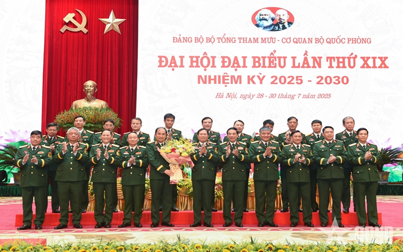 Đại tướng Phan Văn Giang dự khai mạc Đại hội Đảng bộ Bộ Tổng Tham mưu - Cơ quan Bộ Quốc phòng lần thứ XIX, nhiệm kỳ 2025-2030
